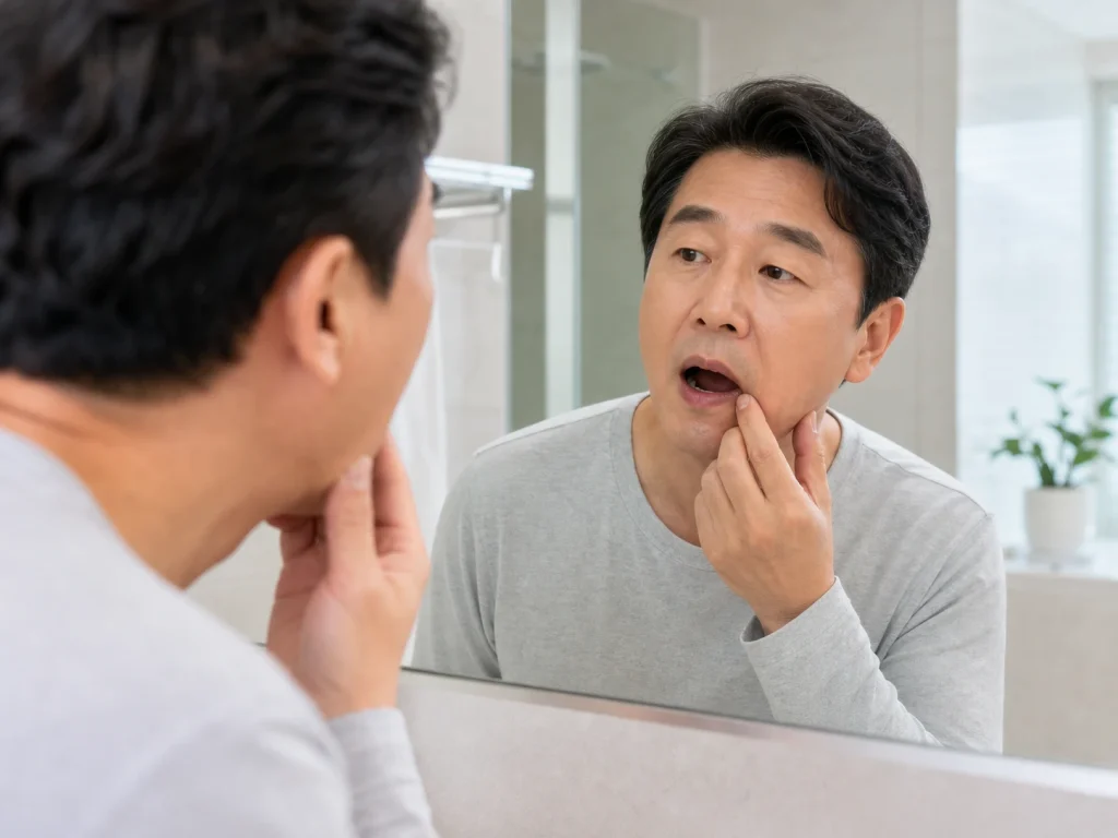 어금니 빠진 자리 방치 안내 이미지