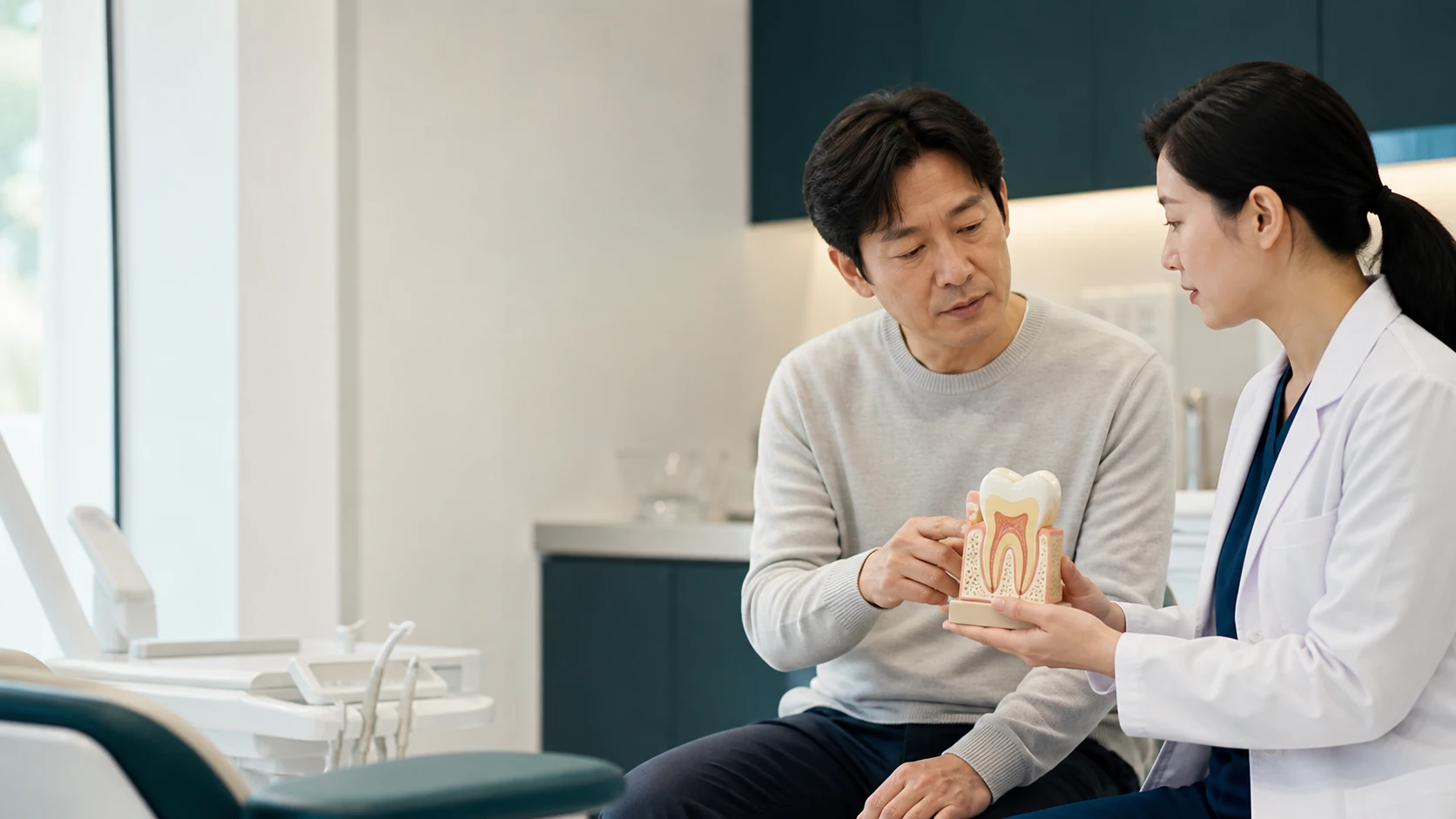 어금니 부분틀니 진료 준비와 관리